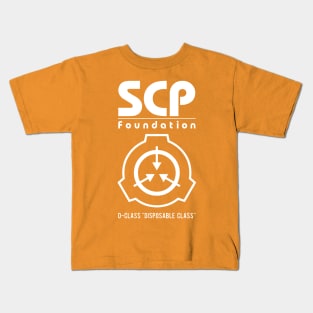 SCP D-Class - white Kids T-Shirt